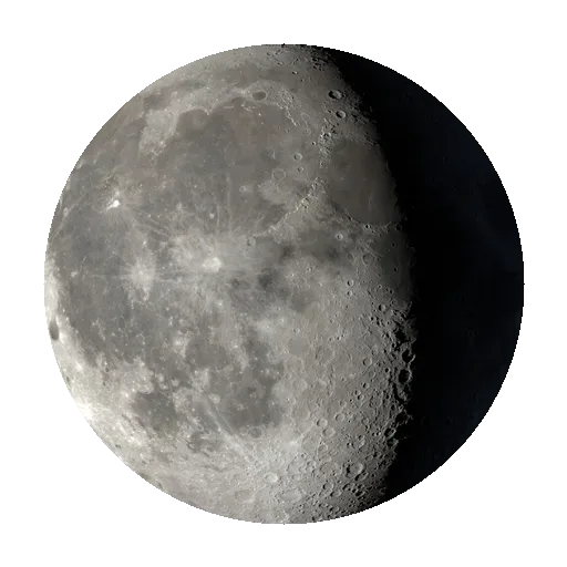 Lune gibbeuse décroissante