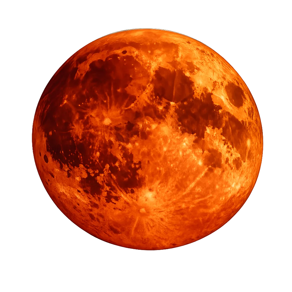 Image de la Lune rouge